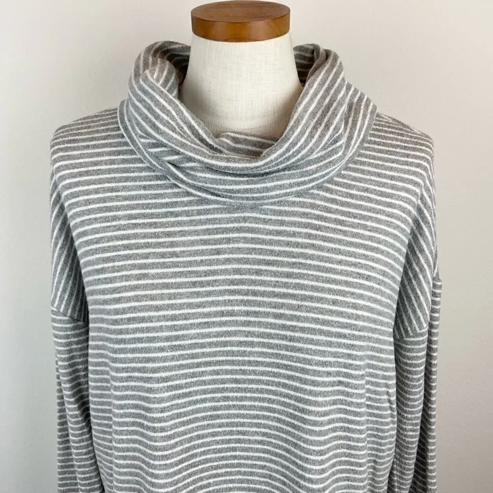 Lou & Grey Brushed Cowl Neck Sweater